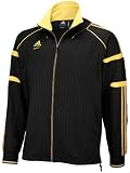 (アディダス ベース ボール)adidas BASE BALL Professional ウォームアップジャケット CU536 O34971 ブラック×ライトオールドゴールド O