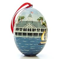Balboa, Newport Beach Hand-painted Souvenir Ornament