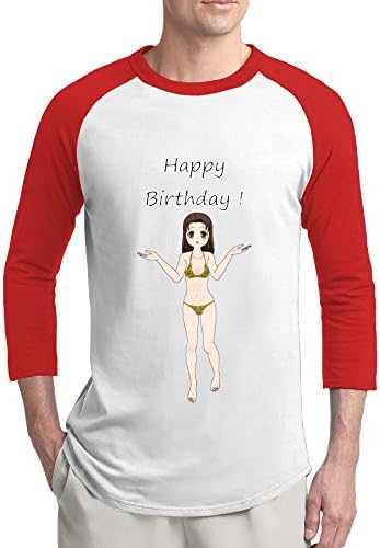Summer HAPPY BIRTHDAY MANGA Core Mens Stadium Jersey Half Sleeve T-shirts