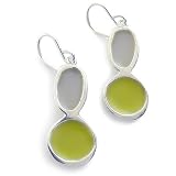 Modern Bubble Earrings in Melon