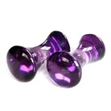 鎌倉カフス工房 アメジスト・ラウンドカフス(カフスボタン) qc005