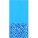 Standard Swirl Bottom Overlap Liner for 8ft Round Above Ground Pool with 48in or 52in Sidewall