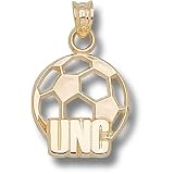 University of North Carolina Soccerball Pendant (14kt)