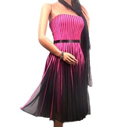 Stripe Cocktail Dress