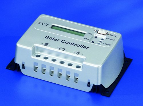  IVT Solar-Controller 12V,24V 20 A Modul-/ Laststrom mit Display SCD20 Ladegerät für Solarbatterien