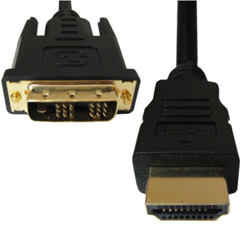 High Quality HDMI-DVI 18+1 polig  Stecker vergoldet Verbindungskabel 2,0m