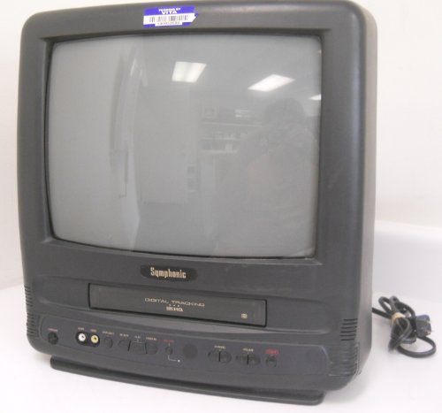 Symphonic TR-WF13 TV/VCR 13 Color Television VHS HQ Closed Captioning Symphonic TR-WF13 TV/VCR 13 Color Television VHS HQ Closed Captioning