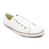 Converse All Star Light OX Womens Canvas Trainers-White