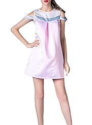 Off the Shoulder Sleeveless  Dress