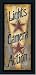Lights Camera Action Media Room Game Sign Print Framed