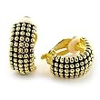 Gold Plated Brass Earrings, Weight: 14.20gm