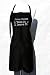 Black Embroidered Apron 