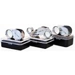 SE 3pcs Jewelers Eye Loupe 10x 30x Loupes + Dual 10X-20X