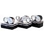 3pcs JEWELERS EYE LOUPE 10x 30x Loupes + Dual 10X-20X