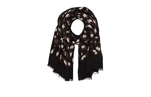 Marc by Marc Jacobs Fular Sasha Leopard (Negro / Marrón)