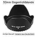 CamRepublic 52mm Aluminium Metall TELE Gegenlichtblende f�r Nikon