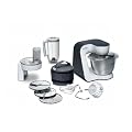 Bosch MUM52120 K�chenmaschine Styline / 700 Watt / Edelstahl-R�hrsch�ssel / Durchlaufschnitzler / Mixeraufsatz Kunststoff / Knethaken Metall/ R�hr-/Schlagbesen