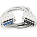 DB25 25Pin 25 Pin Parallel Male to Female LPT Printer DB25 M-F Cable 4.6ft