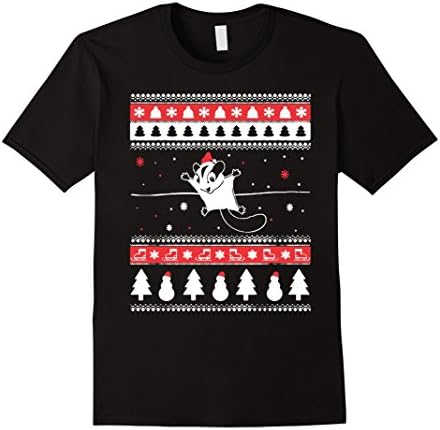 Men's Sugar Glider Shirt - Sugar Glider T shirt For Christmas Large Black