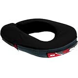 EVS RC2 Adult Race Collar Off-Road/Dirt Bike Motorcycle Body Armor w/ Free B&F Heart Sticker - Black