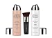 MagicMinerals AirBrush Foundation by Jerome Alexander 3-Piece Makeup Set - Liquid Silk AirPrimer, Mineral Foundation Spray and Kabuki Brush - Medium Shade