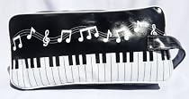 Keyboard Klavier Musik Tasche Noten Kult Umhängetasche Retro Bag Schultertasche