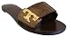 Tory Burch Gail Logo Patent Slides Flats Coconut