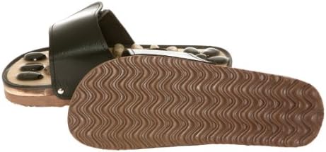 Massage slipper - Stone Reflexology - Size 6 - black
