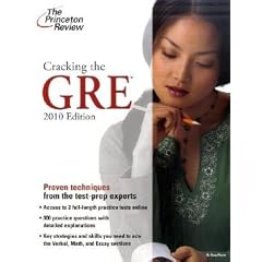 Cracking the GRE, 2009 Edition (Graduate School Test Preparation)