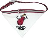 NBA Pet Collar Bandana, Small, Miami Heat