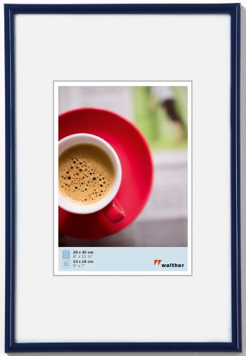 Walther KL050H Galeria Kunststoffrahmen im Format 40 x 50 blau Preisvergleich