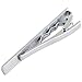 Men Metal Silver Tone Simple Necktie Tie Bar Clasp Clip #01