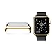 Apple Watch Case, UniqueKay Stylish PC Touch Screen Full Cover Plated Case for Apple Watch 42mm - Gold