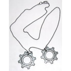  Gears of War 3 Distressed Metal Replica Cog Tags