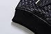 Madhero Men's Quilted Checker Full-zipper Fashion Hoodie