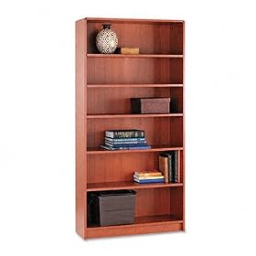 1890 Series Bookcase, 6 Shelves, 36w x 11-1 2d x 72-5 8h, Henna Cherry