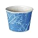 Solo 10T1-00069 165 Oz. Unwaxed Paper Bucket Blue Marble Design (100-Pack)