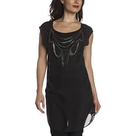 Buy 7 for all mankind Ladies Chain Tunic in Jet by 7 For All Mankind