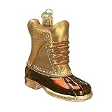 Old World Christmas Field Boot Glass Blown Ornament