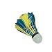 Sports : sunflex sport Badminton-B&auml;lle FASHION, 3er Packung, Echtfeder, bunt 46315