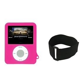 CTA Digital Skin Case for iPod nano 3G (Pink)