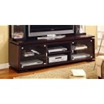 Contemporary Cappuccino Finish Plasma TV Entertainment Center