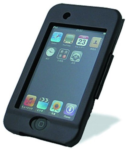 PDAIR �A���~�P�[�X for iPod touch �u���b�N PAACIPDT/BL
