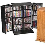 Media Storage Locking Cabinet &45; Black by 