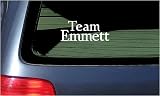 Team Emmett Twilight fans and Cullen Fans - White Window Sticker