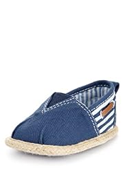 Stripe Slip-On Espadrilles