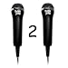 Two (2) Official Guitar Hero Microphone Combo [Wii/Xbox 360/PS3]