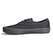 Vans Unisex Authentic Black/Black Canvas VN000EE3BKA Skate Shoe