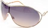 Roberto Cavalli - New Roberto Cavalli Achille 215-S 215S J31 Sunglasses Gray Violet Shades Gold Frame Size: 	135-110