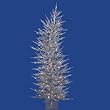6' Pre-Lit Sparkling Whimsical Silver Artificial Christmas Tree - Clear Lights